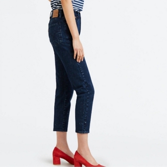 93 LEVI'S WEDGIE INTERGALACTIC ACID WASH JEANS WOMEN'S SIZE 26 - Picture 3 of 13